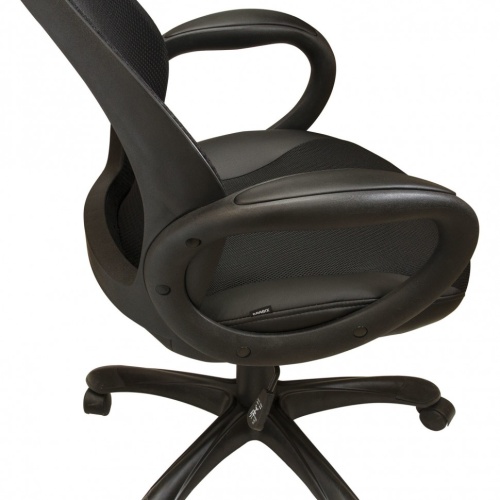 Кресло офисное Brabix Premium Genesis EX-517 тань/экокожа/сетка, черное 531574 фото 5